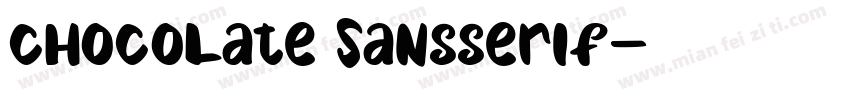 chocolate Sansserif字体转换